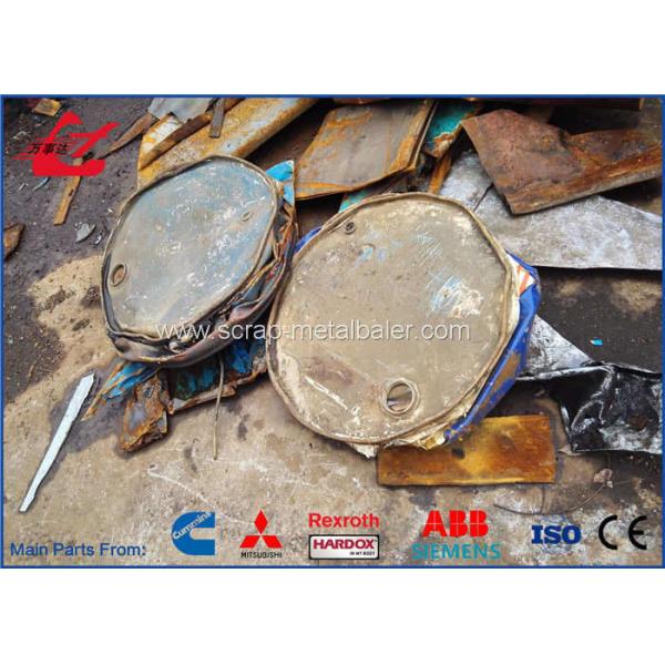 Hydraulic Metal Drum Compactor Baler 790 X 790 X 1060mm Compress Box Size