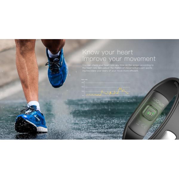 Water Resistant Heart Rate Monitor Intelligent Health Bracelet