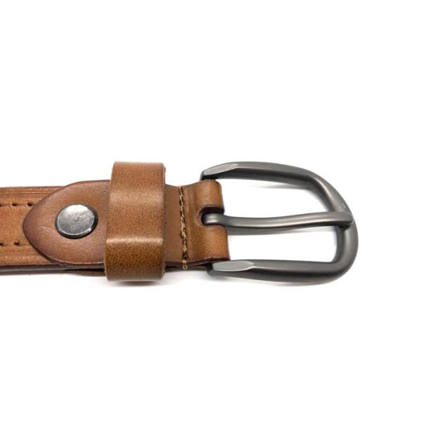 Wear Resistant Women's Fashion Leather Belts With Gunmetal Buckle / Skinny Waist Belt For Dress