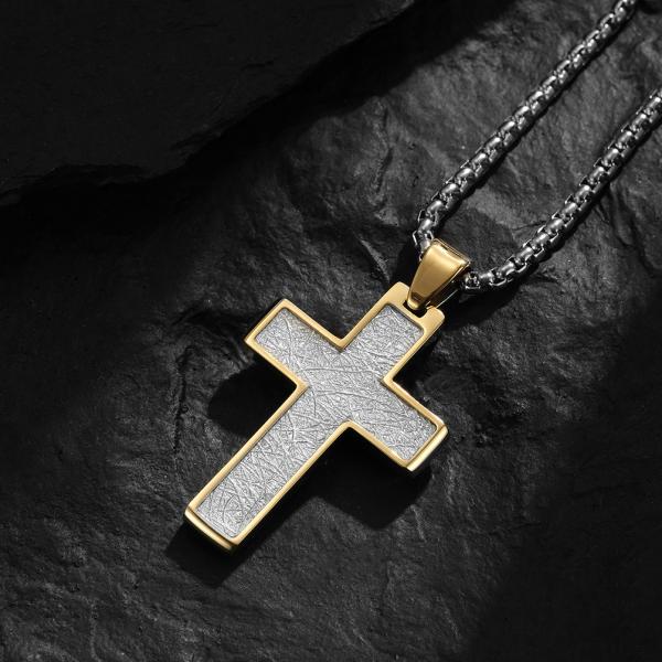 Special design Metal Prayer Choker for Men Stainless Steel Link Chain Necklaces Fine Jewelry Anniversary Occasion