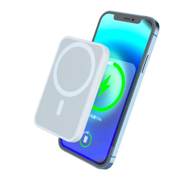 Portable Wireless Charging Power Bank IPhone Neutral Magsafe Magnetic Battery Pack