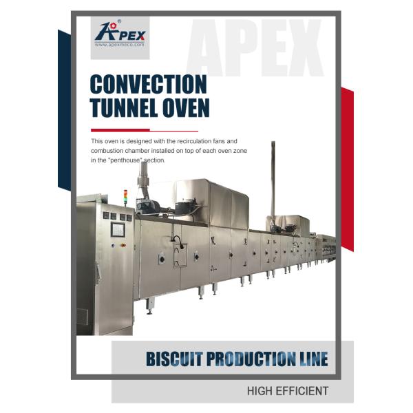 Professional Convection Oven Automatic Cookie Biscuit Industrial Tunnel Oven For Bakery