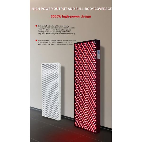 Full Body Red Therapy Light 3000W 600 Leds Red Light Therapy Panels