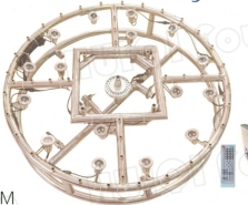 Round Style Indoor 1m Small Musical Fountain Project