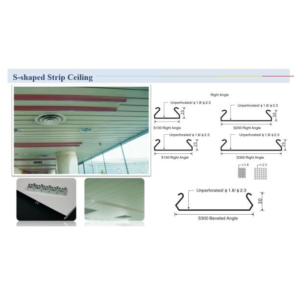 Building Construction U-aluminum Profile Ceiling Materials Commercial Suspended Linear Metal Ceiling Panel