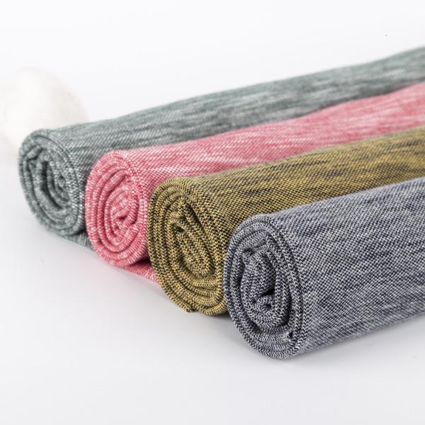 Wear Resistant Yarn Dyed Shirt Fabric , Breathable 210g T Shirt Cotton Fabric