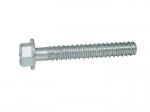 Large Diameter Hex Washer Serrated Self Tapping Concrete Screw Anchors Zinc