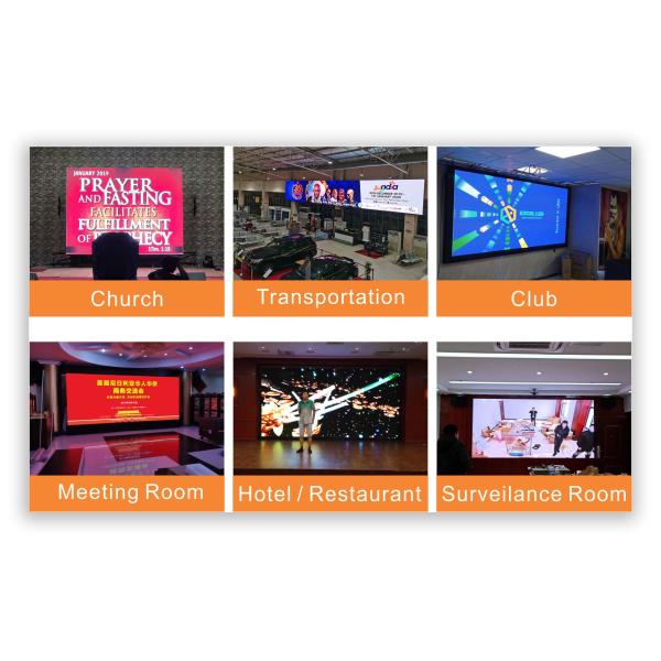 Stage Background Indoor Fixed LED Display / 3.91mm Big LED Screen For Advertising