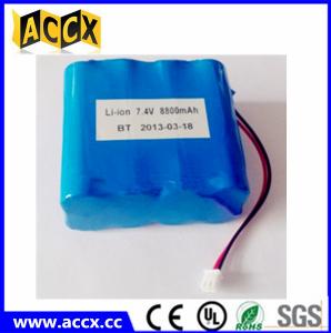 Quality 2S4P 18650 7.4v 8800mah li-ion battery pack for communications equipment wholesale