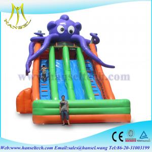 Quality Hansel Commercial inflatable slide for sale ,slide inflatable jumbo water slide wholesale