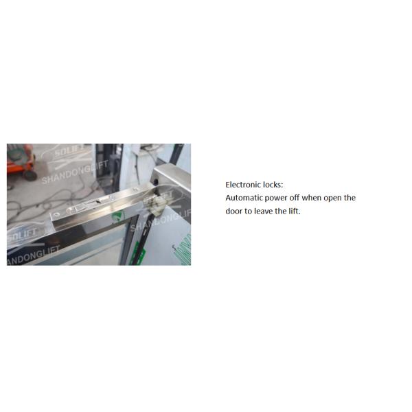 Stainless Steel Outdoor Hydraulic Disability Lifting Equipment 300kgs Loading Capacity