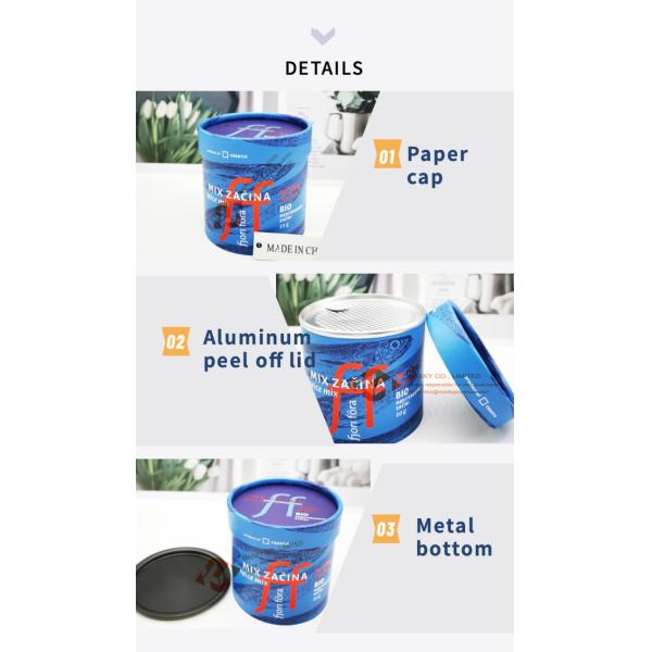 boxes and packaging Easy Open Kraft Paper Tube Packaging Environmentally Friendly And Hygienic