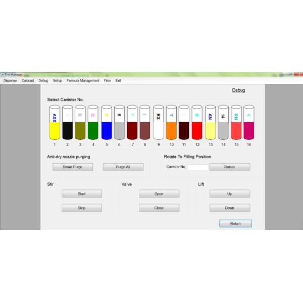 Automatic Emulsion Paint Tinter Machine system For Water Based Pigments