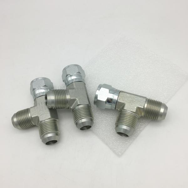 Jic Stainless Steel Hose Adapter Male And Female Hydraulic Tee Fittings