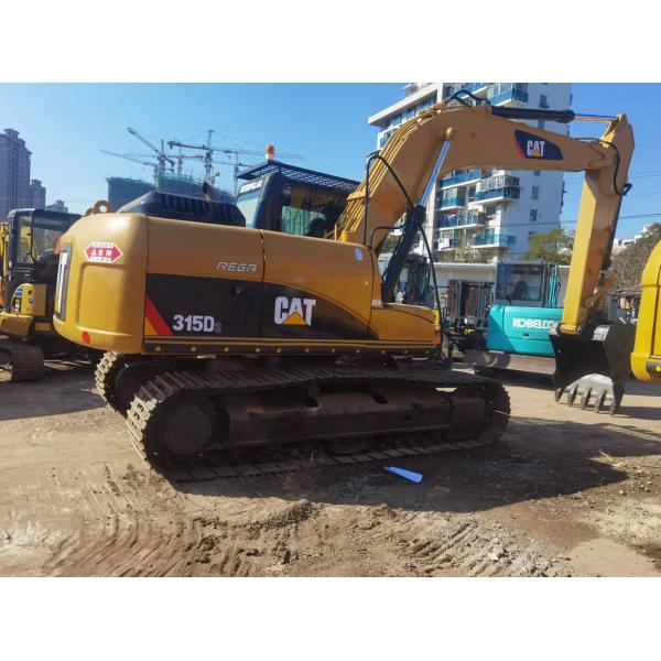 Yellow Cat 315D Excavator 20T 1M Bucket 91kW Power 3500 Working Hours Shanghai Yard