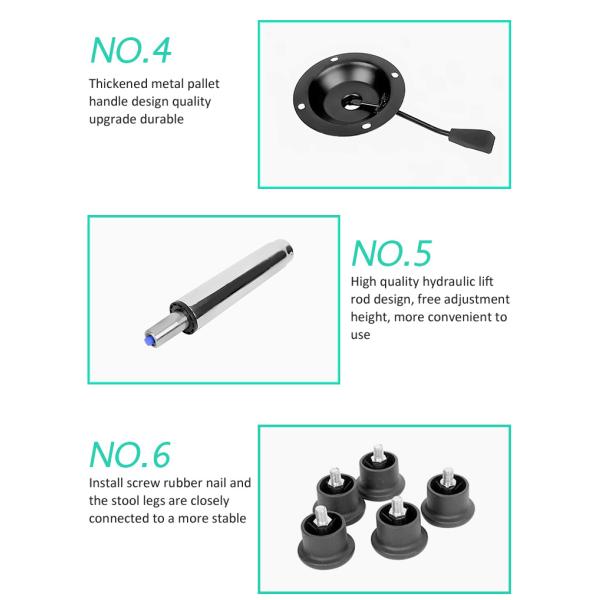 Height Adjustable Metal Office Nurse Chairs For Hospital Use