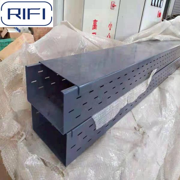 Customized Steel Aluminum FRP Electrical Cable Tray For Height 50-200mm