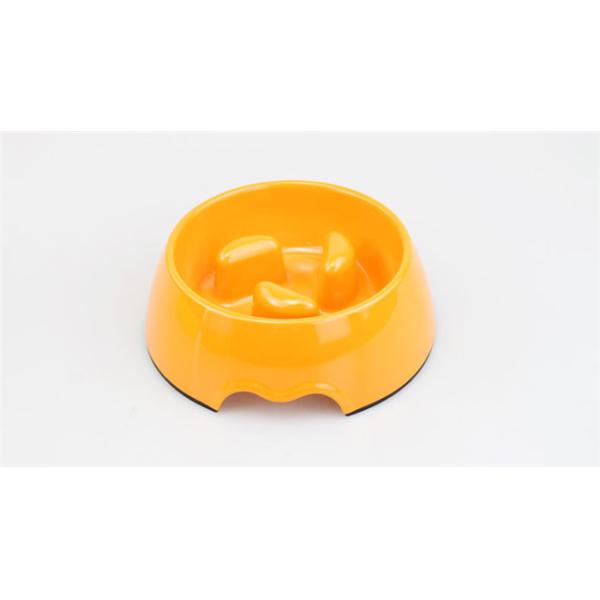Plastic 190g Small Pet Feeder Bowl Pantone Cat Slow Feeder