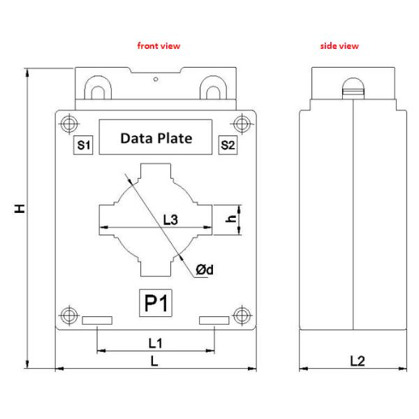 Bus Bar LV Current Transformers BH-0.66 100/5a 150/5a 200/5 400/5 800/5