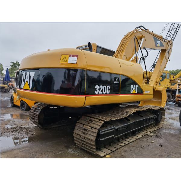 320C Hydraulic Crawler Excavator Used Cat 3200kg Capacity