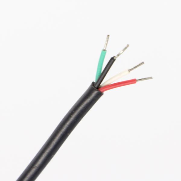 Custom Assembly Female RJ45 Socket To Open Tinned Soldering 4 Wires Bare End Pigtail Cable