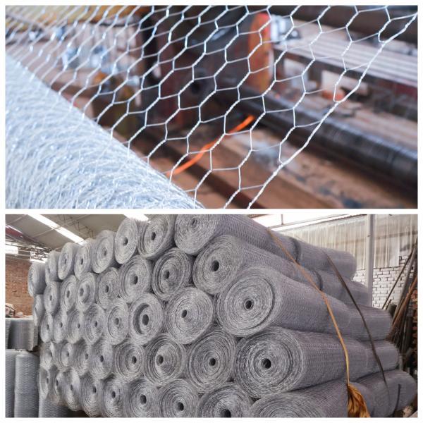 3/4" 1" 1/2" Poultry Galvanised Hexagonal Netting For Fencing Chicken Rabbit