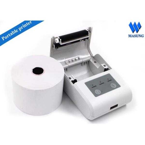Orange USB Portable Thermal Windows Tablet Printer Easy Paper Loading