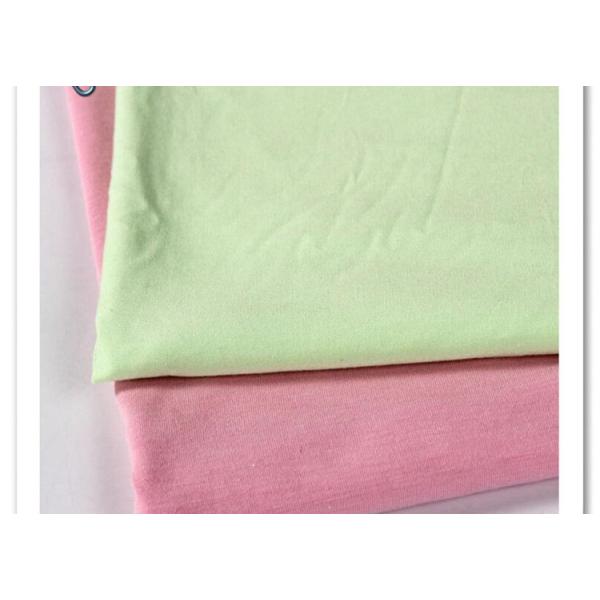 32S 95% cotton 5% elastic combed cotton single jersey fabric summer Lycra knitted fabric boxer shirt fabric