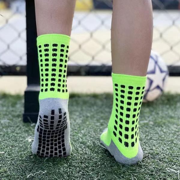 Colorful Football Cushioned Compression Socks Unisex Anti Slip Crew Soccer Socks