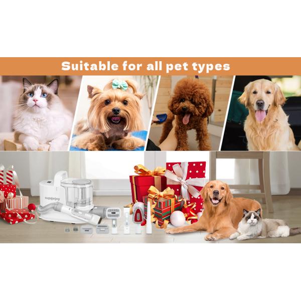 CHARGE Pet Hair Brush Grooming Vacuum Tool 300W Power Source for Smooth Grooming