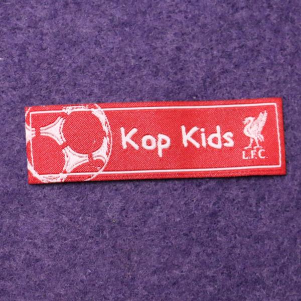 Center Fold Custom Clothing Labels Neck Iron On Name Labels