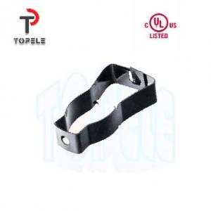 China IEC Conduit Fittings Of Black Conduit Fasteners Clip Type Cady Black Clamp on sale