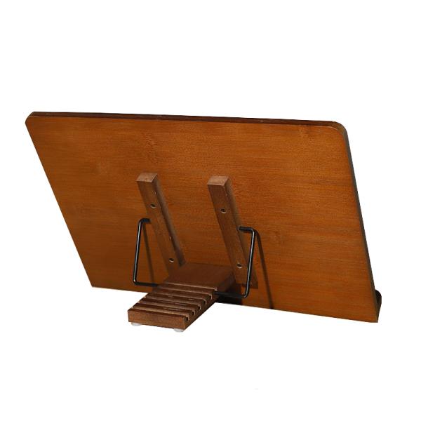 Adjustable Book Holder Tray and Page Paper Clips-Cookbook Reading Portable Sturedy Lightweight Bookstand