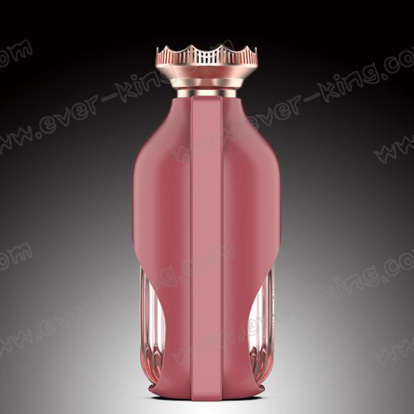 Customized Logo Round Spirits Glass Bottle Clear Empty 700ml