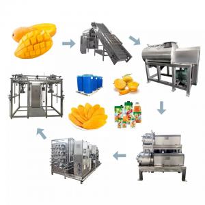 China Full Set Mango Juice Processing Plant Small Fruit Production Line on sale