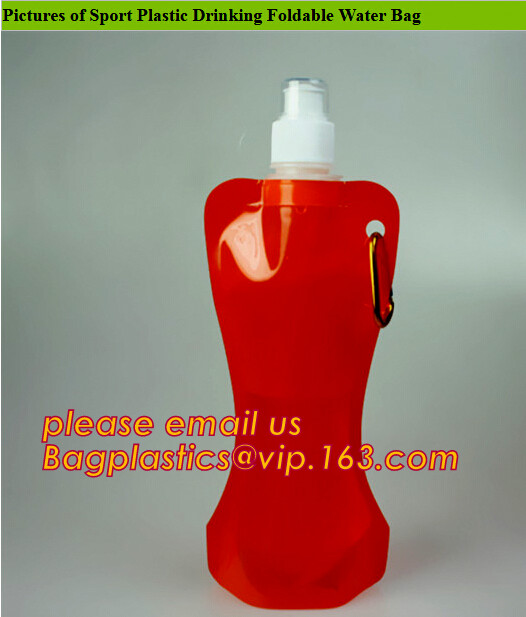 Customized logo folding sports water bottle/water bag/foldable bag for travel,Collapsible Water Bottle/Folding Water bag