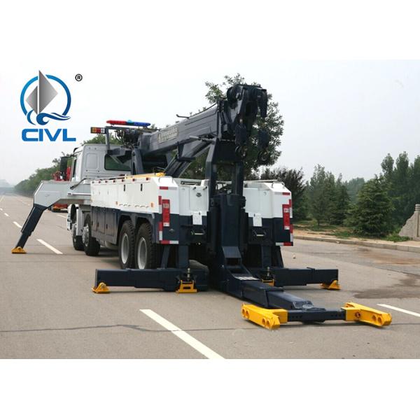 Manual HOWO Wrecker Tow Truck 8X4 with Sewing out legs Wrecker Truck Tow Wrecker Vecihle