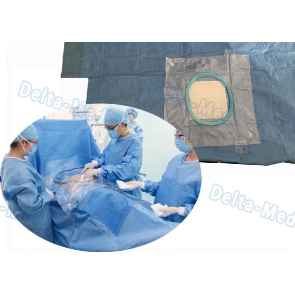 Disposable Surgical C - Section Packs, Obstetric pack integrated Fluid Collection Bag with Cable Holder