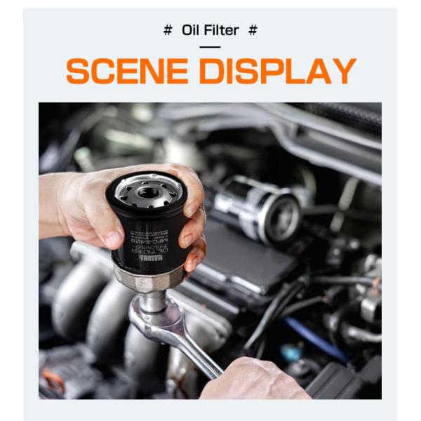 1109AP Auto Engine Fuel Filter Replacement Lexus Oil Filter For Toyota Suzuki