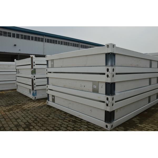 4m Flat Pack Insulated Containers With Life Time 20 Years Steel Frame