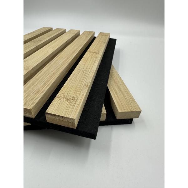 Building Materials Wholesale Natural Bamboo Wood Akupanel Sound Absorption Interior Acoustic Wood Wall Panels