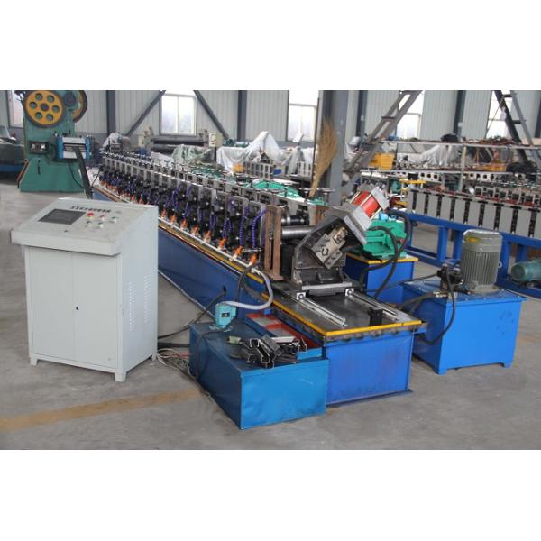 Column Style Cable Tray Manufacturing Machine / Bracket Frame Roll Forming Machine