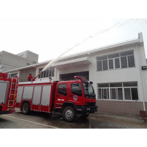 ISUZU FVR 6ton Fire Brigade Truck , 4000L Water 2000 Liters Foam Tanker Fire Truck