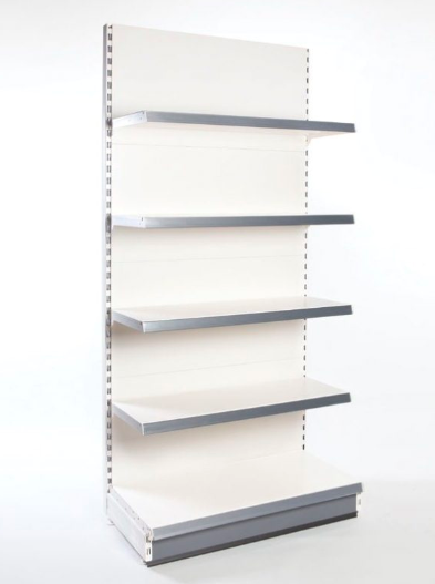 Footwear Store Display Stand Single Sided Wooden Retail Display Shelving Units