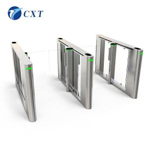 Intelligent Hotel Stainless Steel Turnstiles Glass Turnstile Gate 114b