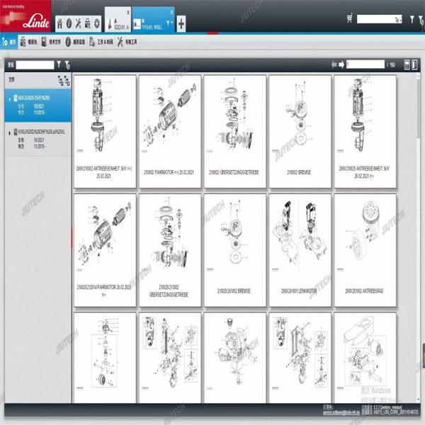 Forklift Linde Canbox Doctor Forklift Truck Diagnostic Tool Linde LSG Pathfinder Diagnosis Scanner and CF19 laptop
