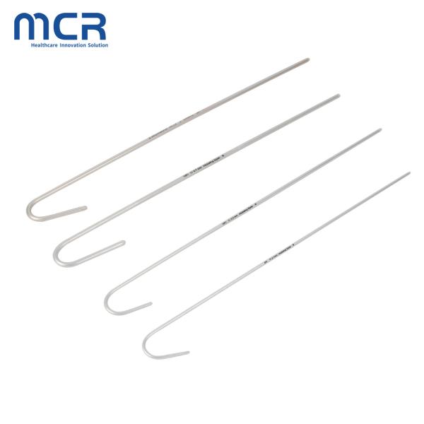 Disposable Aluminum Medical Guide Wire Intubation Stylet For Endotracheal Tube