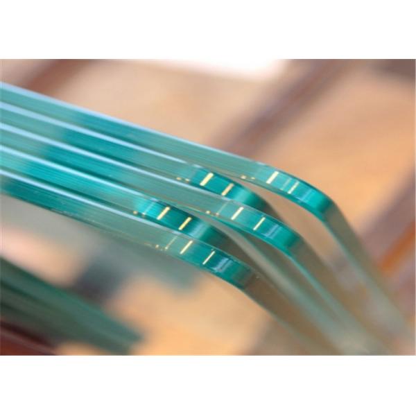 3 mm - 19mm Thickness Tempered Safety Glass For Curtain Wall / Pool Fence