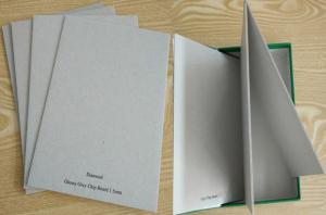 Quality Grade A 650GSM Grey Board Paper Grey Chip Board For Book Cover Material wholesale
