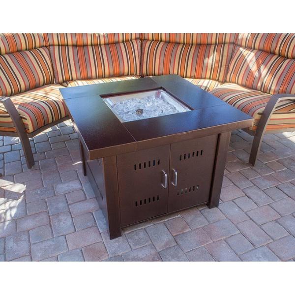 Bronze Finish 50000 BTU Propane Gas Firepit Yard Heater GS-F-PC Propane